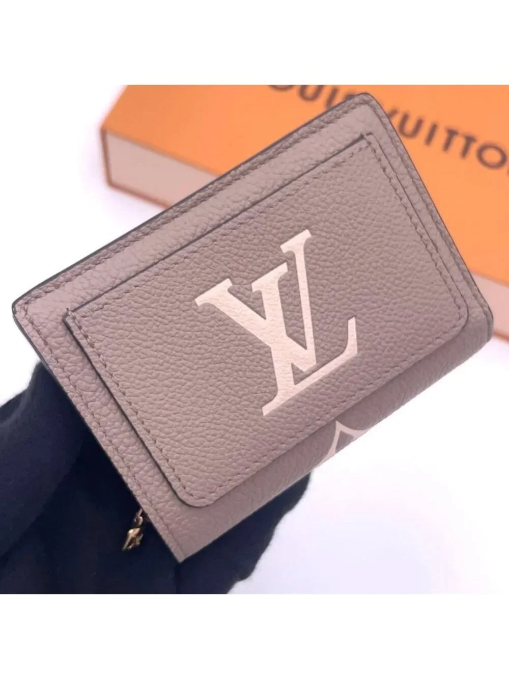 Louis Vuitton Monogram Empreinte Bicolor Clair Bifold Wallet